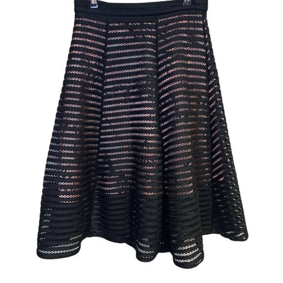 Le Chateau - Long Fit & Flare Blk/pink Underlay - 4 - Picture 1 of 8